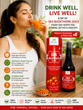 Premium sea Buckhorn Juice - 1000ml | Rich in Antioxidants & Omega