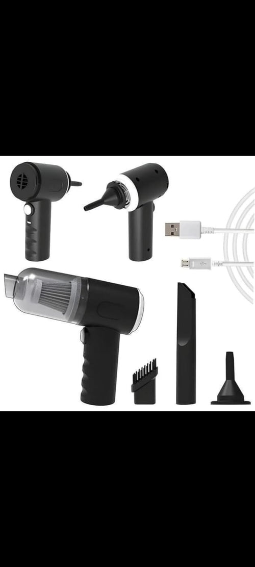 3-in-1 Cordless Mini Vacuum Cleaner for Car, Home & Keyboard | Portable Handheld Vacuum